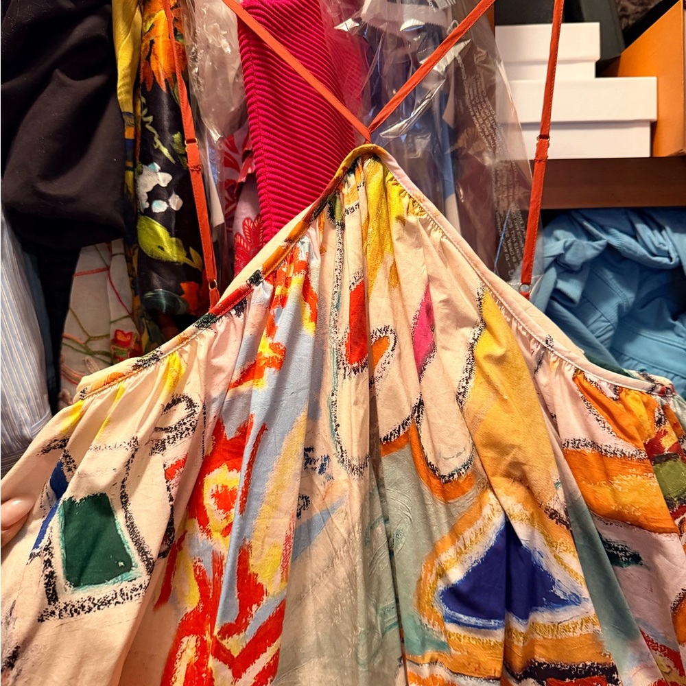 Alemais Multicolor Abstract Backless Dress - Picture 4 of 9